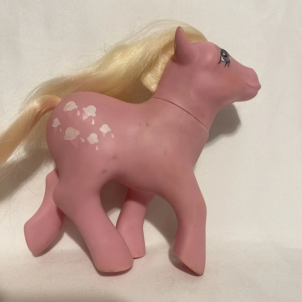 Vintage 1984 My Little Pony G1 Lickety Split Hasbro Pink W/‎ Ice Cream Cones
